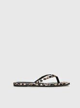 Billini Tove Sandals Leopard Satin