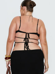 Pappilion Top Black Curve