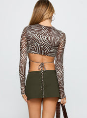 For The Thrill Skort Green